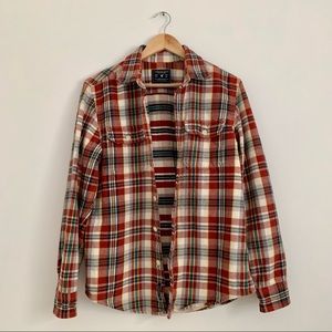 AE Super Soft Flannel Shirt Cotton Mens Size M